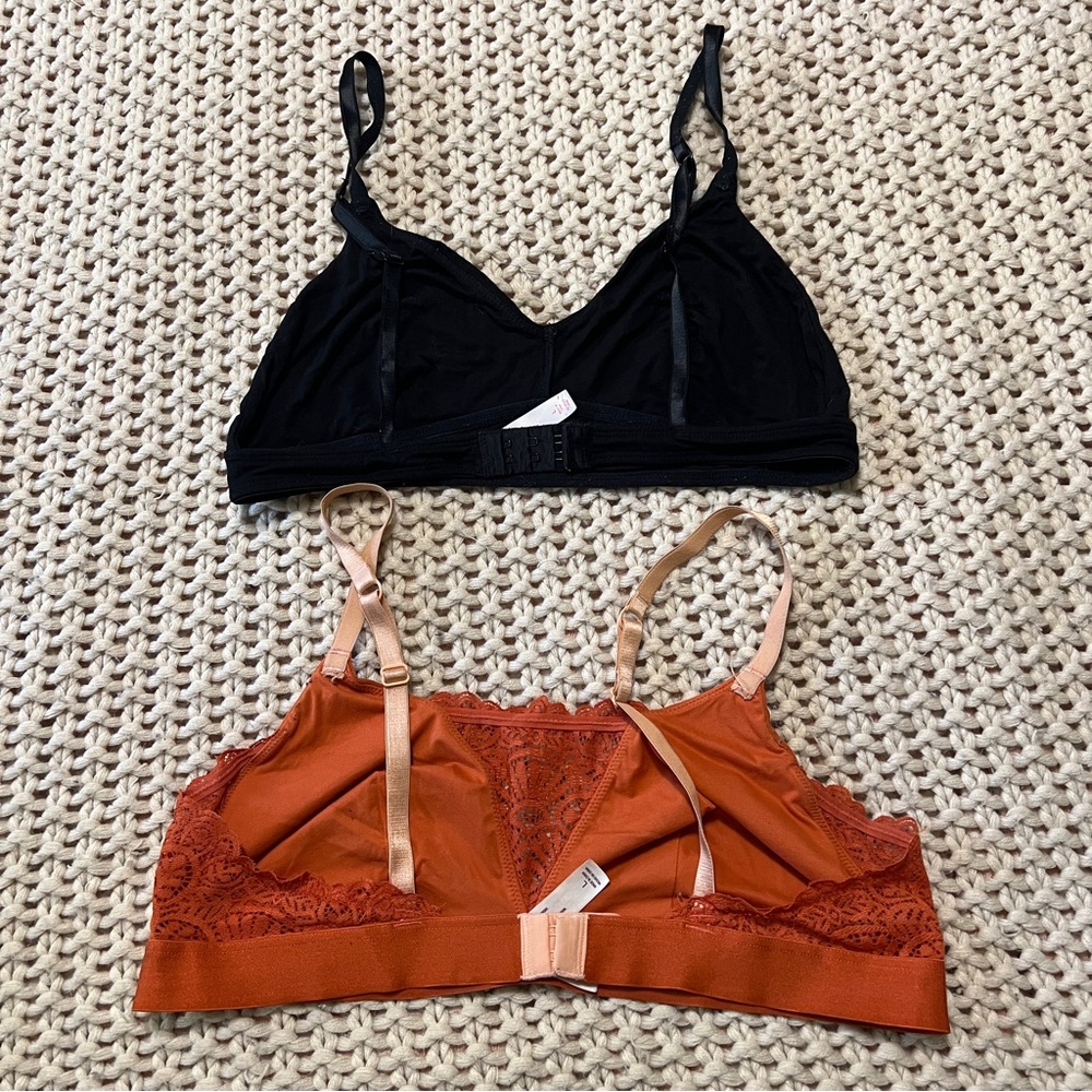 Two Bralettes Size Large - Picture 2 of 4